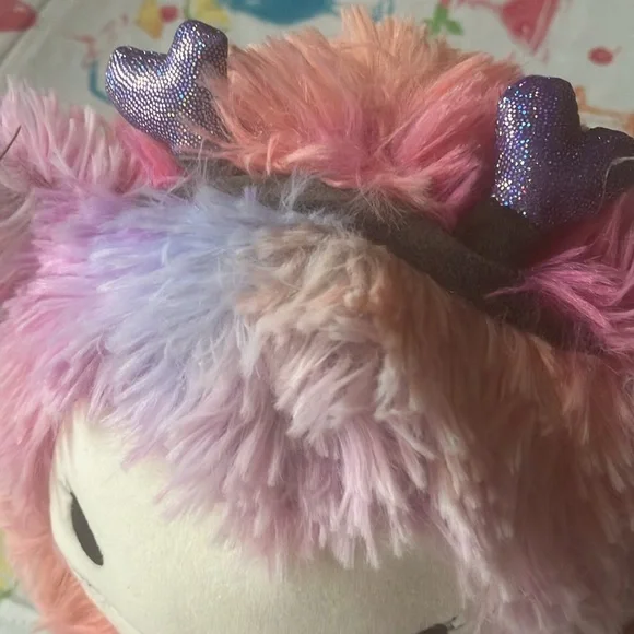 Squishmallows Frumpy Plush with Purple and Pink Accents - Picture 2 of 6